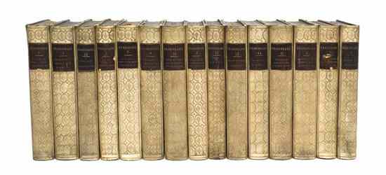 Appraisal: SHAKESPEARE WILLIAM A collection of volumes uniformly bound in vellum