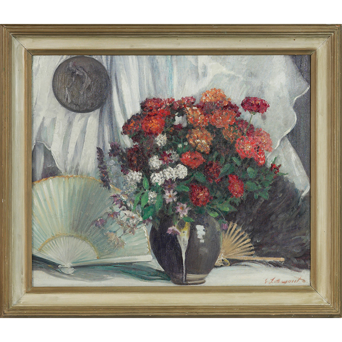 Appraisal: Everett Lloyd Bryant American - Floral Still Life c oil