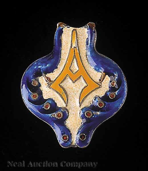 Appraisal: Mardi Gras The Atlanteans krewe favor pin early th c