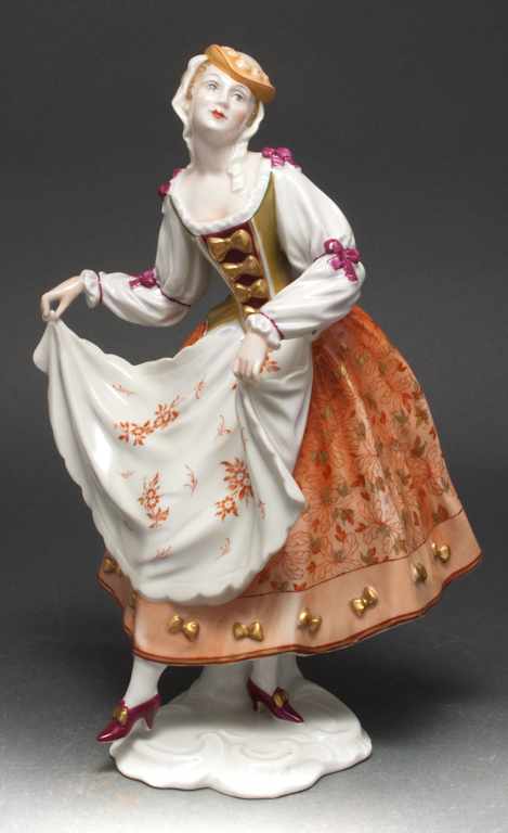 Appraisal: Rosenthal porcelain fraulein figure second quarter- th century stamped ''Rosenthal