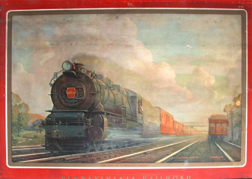 Appraisal: Pennsylvania Railroad Calendar Artist Teller Grif American - One in