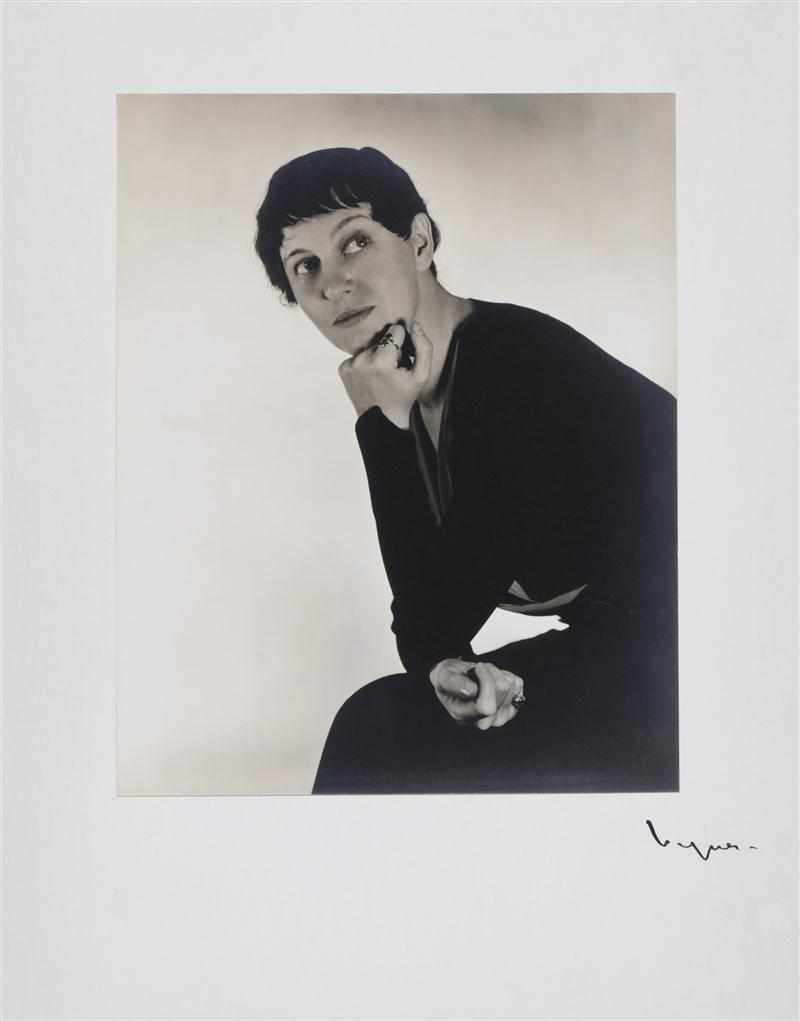 Appraisal: GEORGE PLATT LYNES - THREE PORTRAITS Black and white photographs