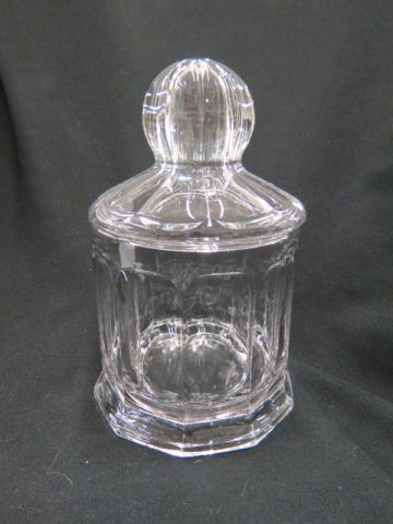 Appraisal: Heisey Glass Humidor Colonial pattern excellent