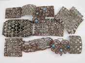 Appraisal: A mixed lot of cut steel buckles