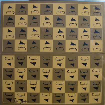 Appraisal: ARMAN french american - CHESSBOARD IN HOMAGE TO MARCEL DUCHAMP'S