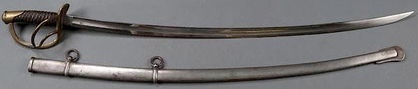 Appraisal: CIVIL WAR M SABER WRIST BREAKER CIVIL WAR M SABER