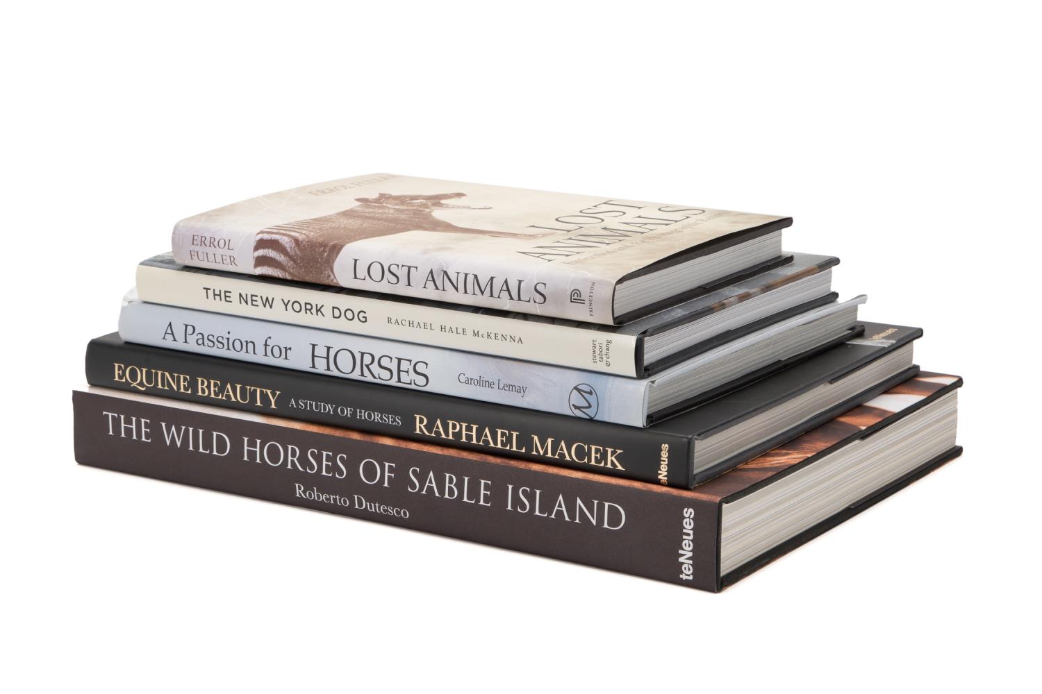 Appraisal: FIVE BOOKS ON CANINE EQUINE PHOTOGRAPHY Group of five hardcover