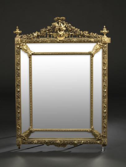 Appraisal: Napoleon III Giltwood Looking Glass third quarter th century in