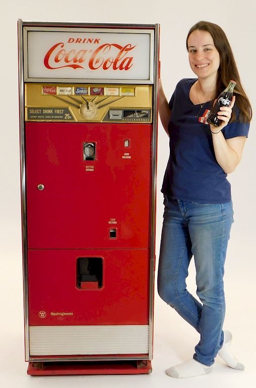 Appraisal: Westinghouse Coca-Cola Y- Vending Machine United States th Century Vintage