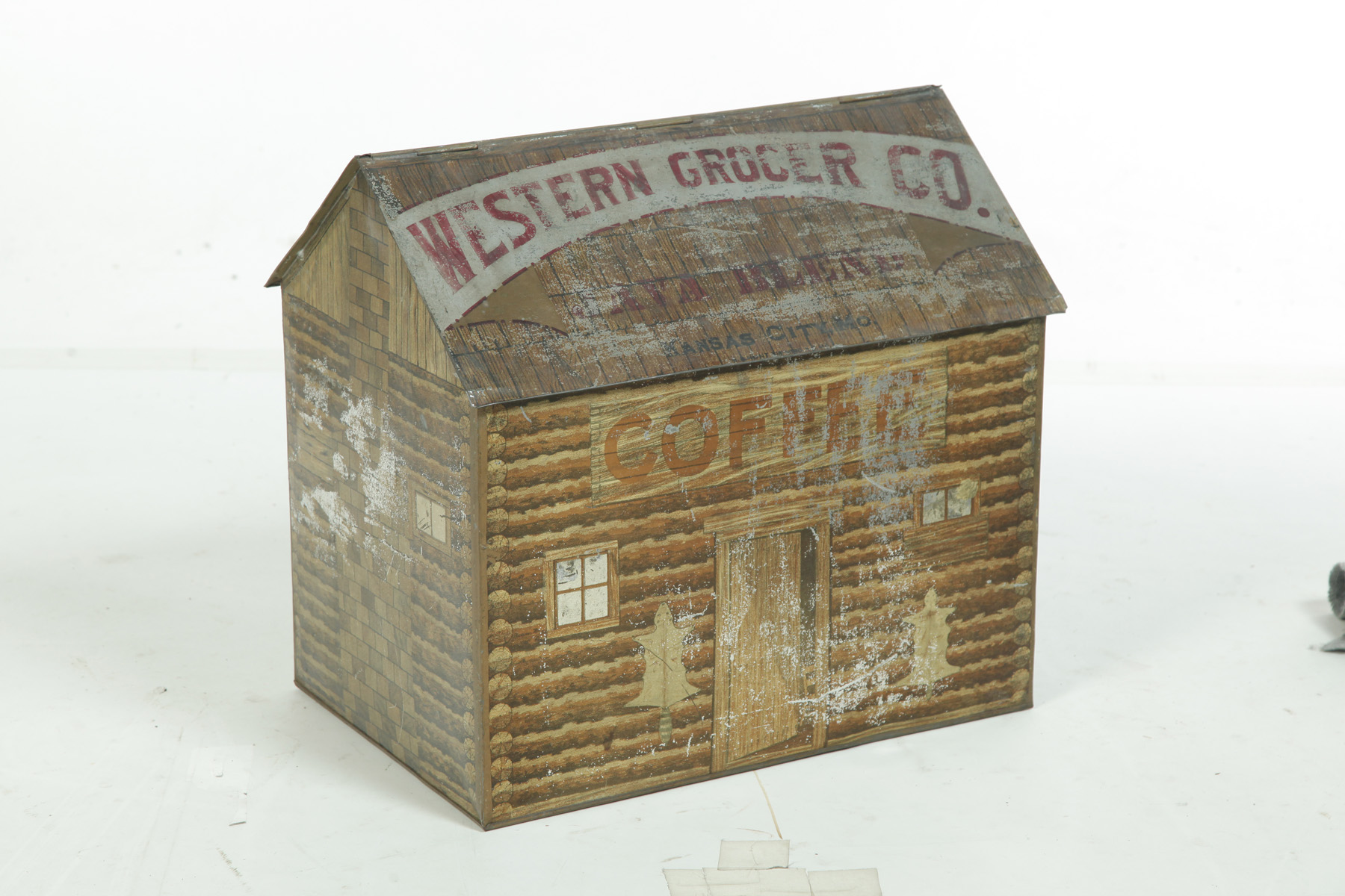 Appraisal: WESTERN GROCERY COMPANY STORE BIN American ca Tin with lithographs