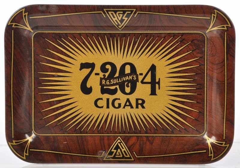 Appraisal: Lot of Cigar Advertising Tip Trays Description Nice lot includes