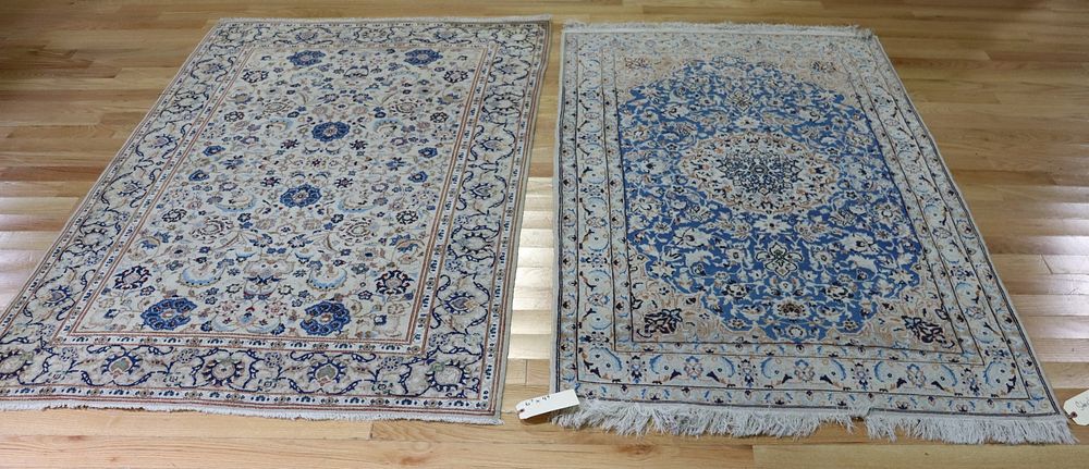 Appraisal: Vintage And Finely Hand Woven Area Carpets Very fine nice