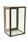 Appraisal: BRONZE FRAMED DISPLAY CASE - 's Bronze Framed Display Case