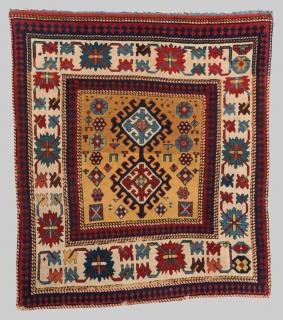 Appraisal: KAZAK RUG KAZAK RUG Caucasus mid th century ft in