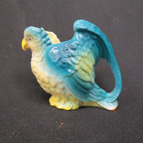 Appraisal: Royal Bayreuth Parakeet Figural Creamer blue excellent