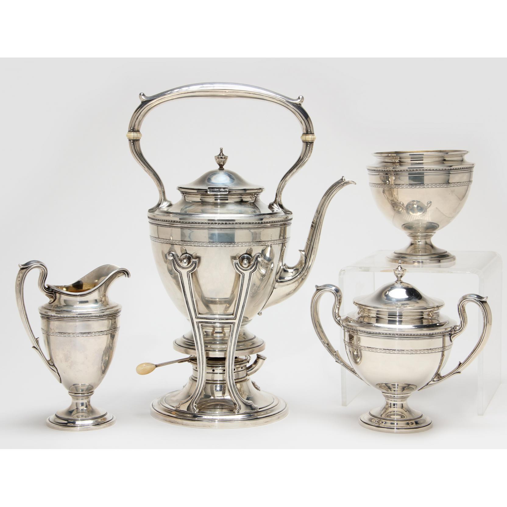 Appraisal: Gorham Edgeworth Sterling Silver Tea Service the four piece set