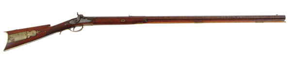 Appraisal: HAPGOOD PERCUSSION HALF STOCK RIFLE Cal octal bbl Marked J