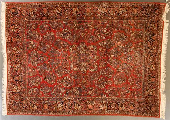 Appraisal: Semi-antique Sarouk rug Iran circa x