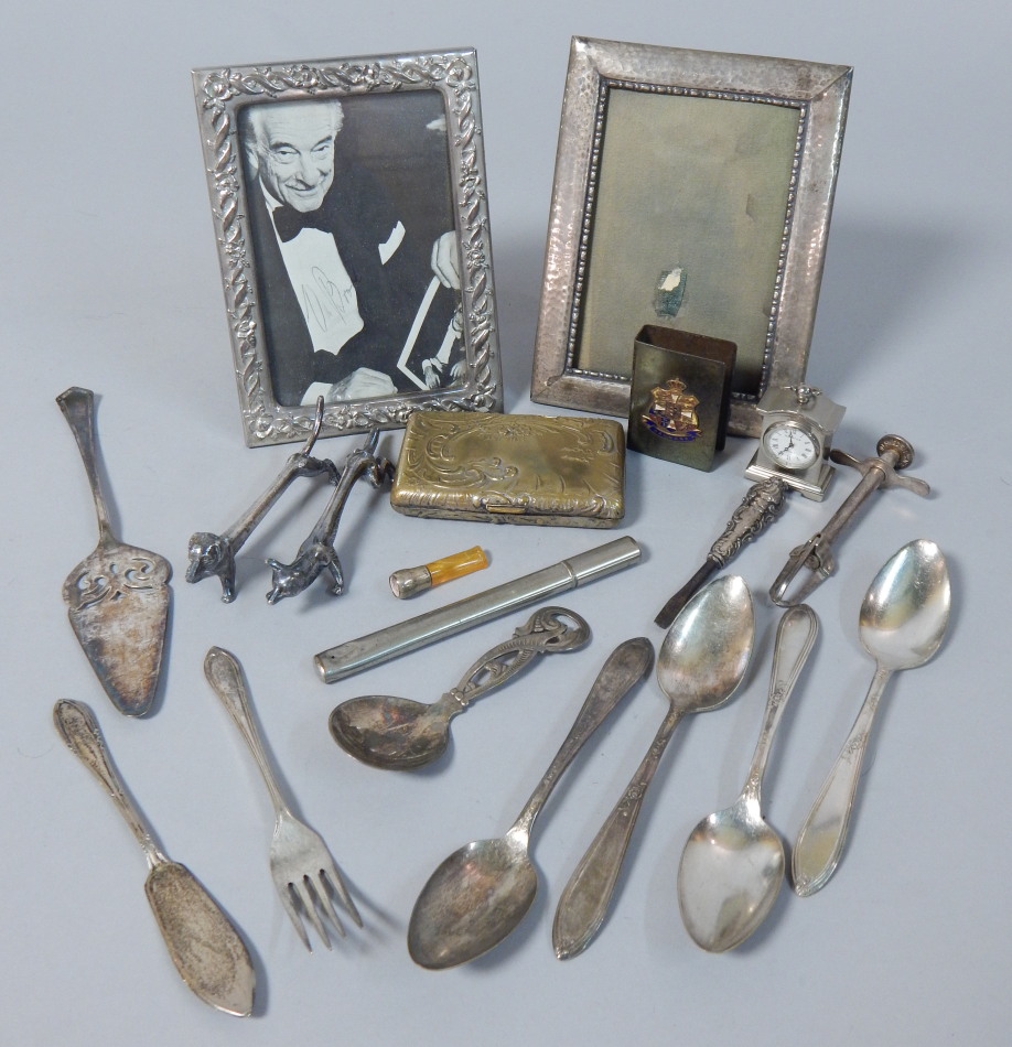 Appraisal: Various items of Scandinavian white metal and plate to include