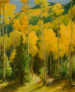 Appraisal: JOSEPH H SHARP - Aspens in Hondo Ca on -