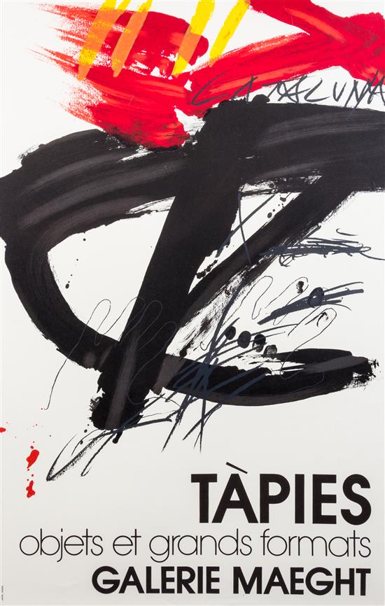 Appraisal: Sale Lot After Antonio Tapies Spanish - Objets et frands