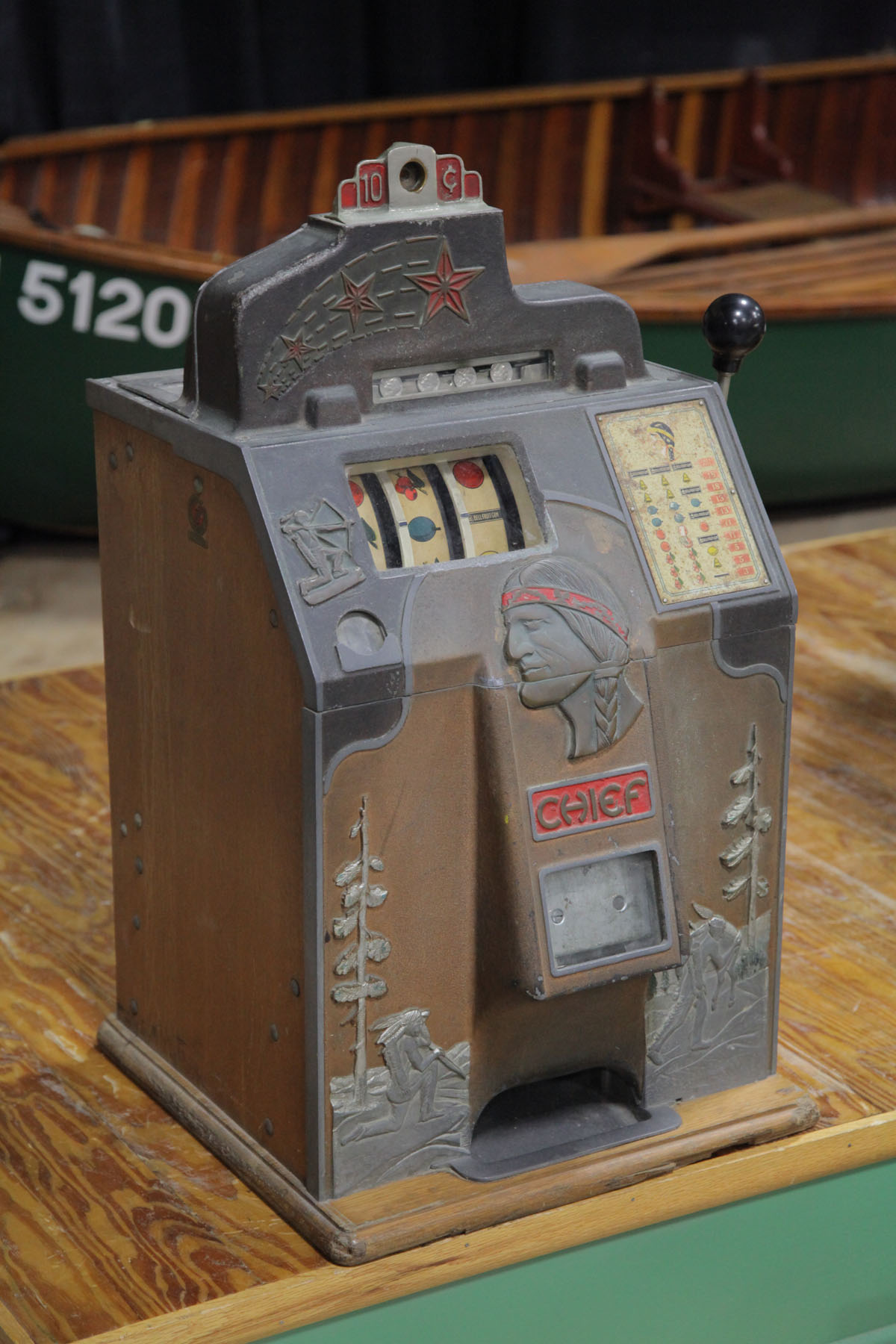 Appraisal: O D JENNINGS CO SLOT MACHINE Illinois mid th century