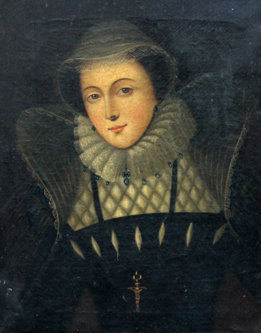 Appraisal: Continental School th th century Portrait of a lady possibly