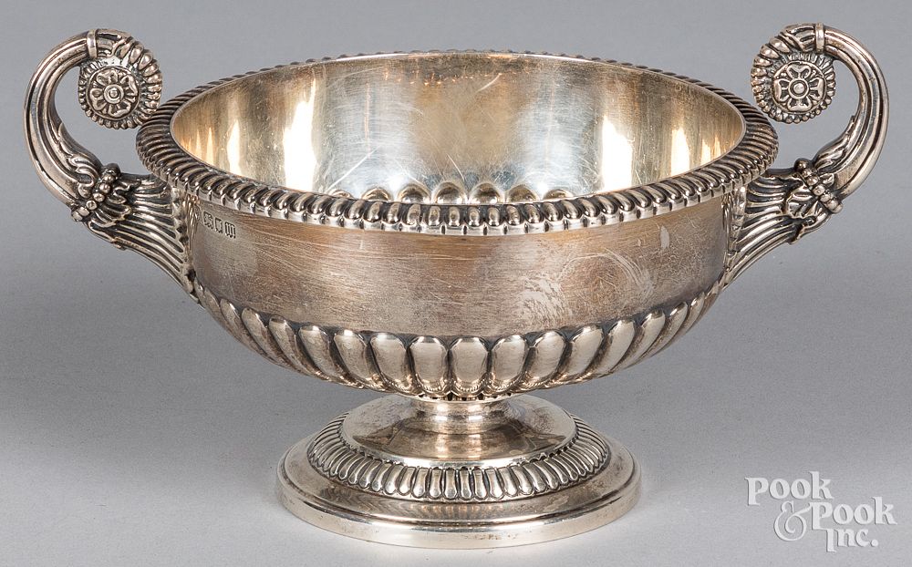 Appraisal: English Ellis Jacob Greenberg silver bowl English Ellis Jacob Greenberg