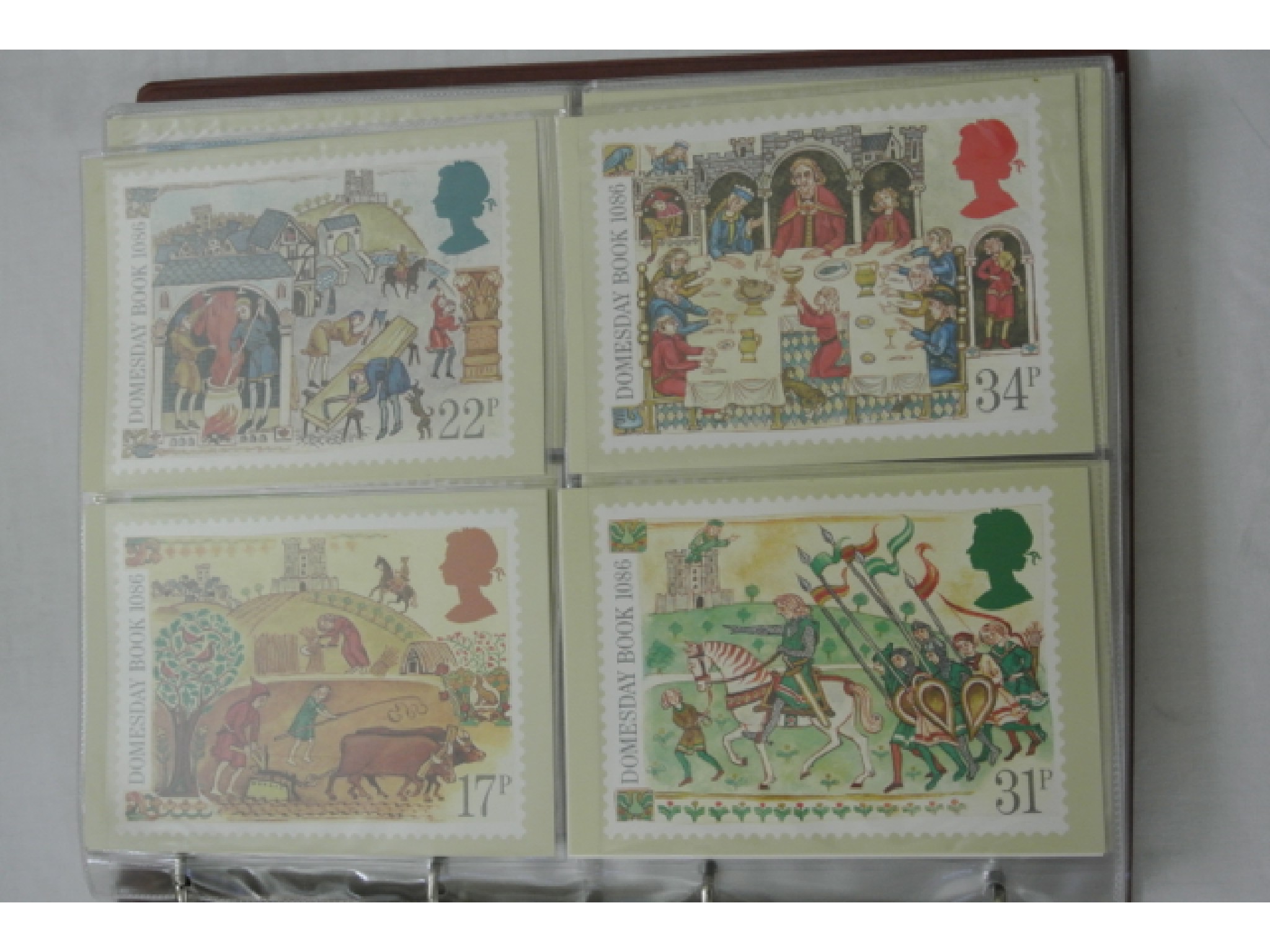 Appraisal: An album of postcards issued by the Post Office depicting