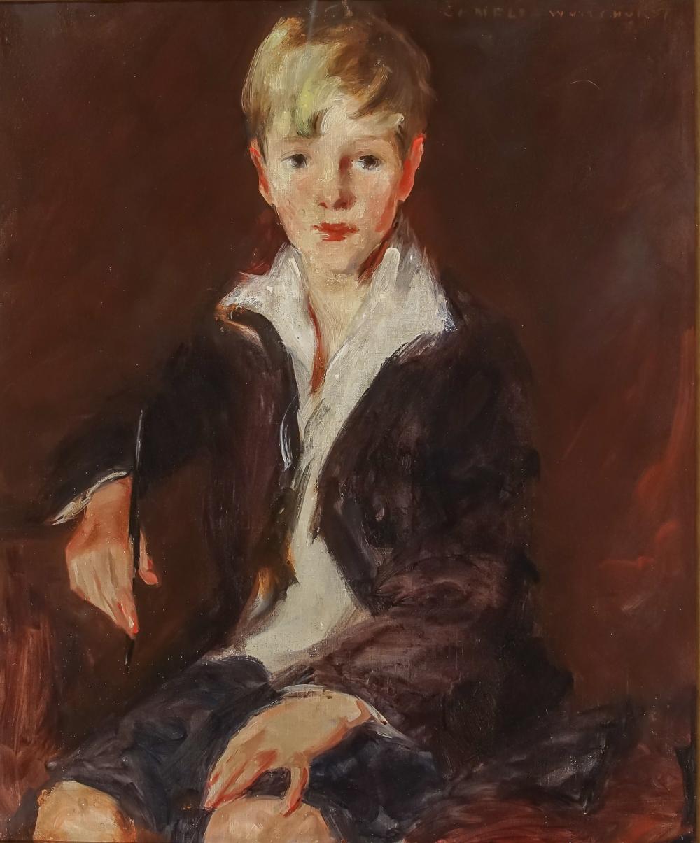 Appraisal: CAMELIA WHITEHURST AMERICAN - PORTRAIT OF A BLOND-HAIRED BOY OIL