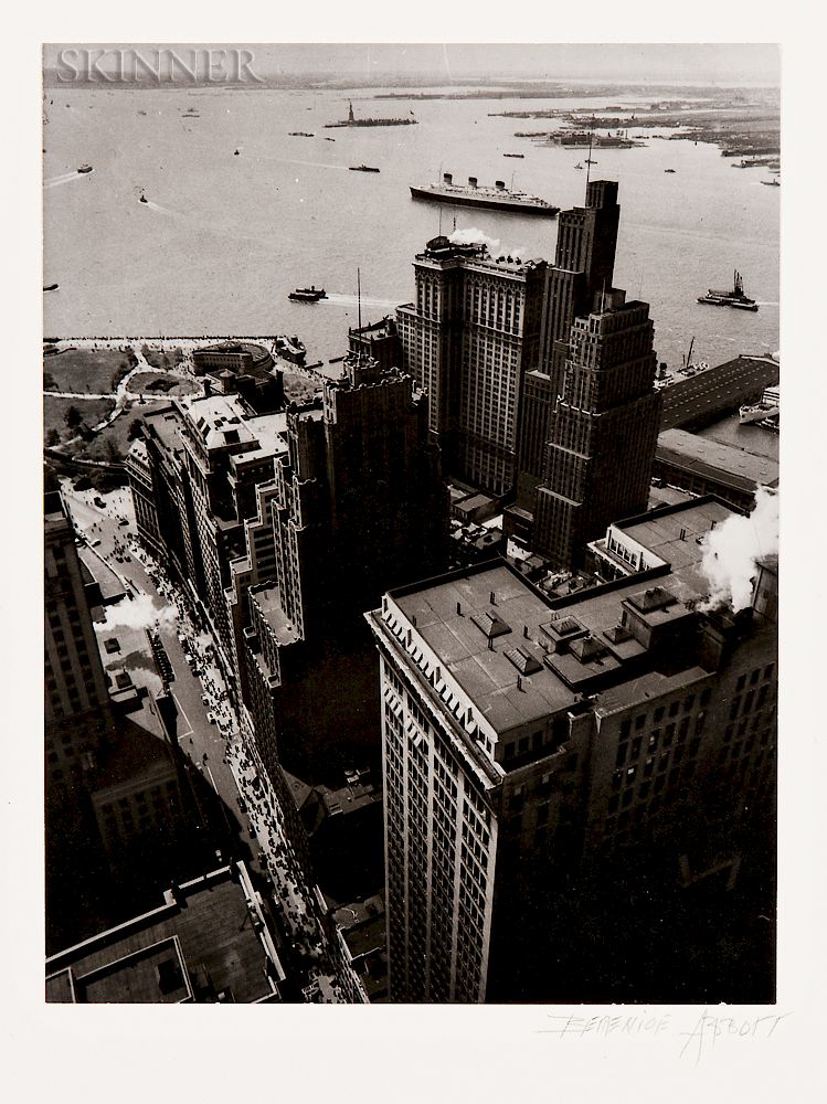 Appraisal: Berenice Abbott American - Wall Street Broadway to Battery New