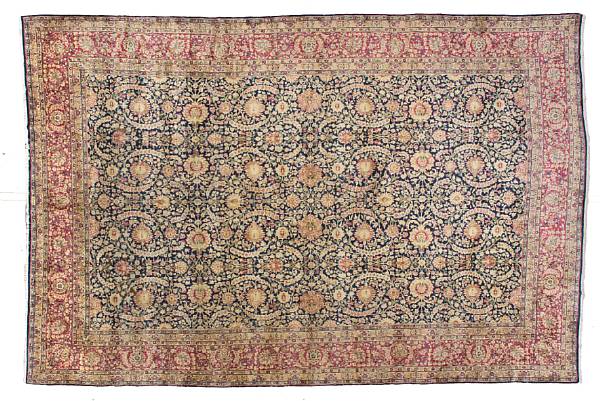 Appraisal: A Kerman carpet South Central Persia circa size approximately ft