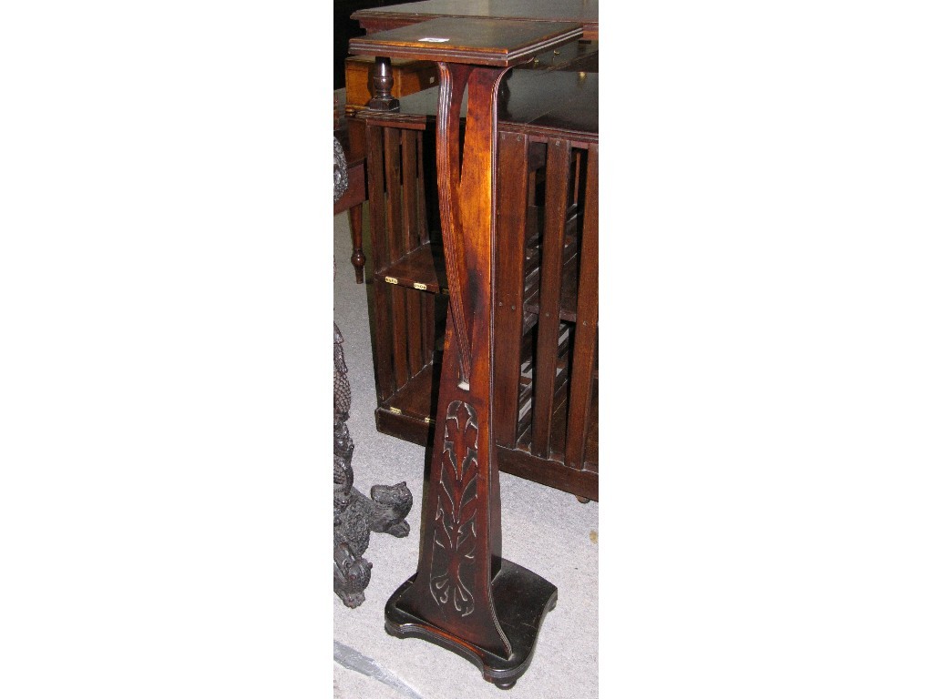 Appraisal: Stylish stained wood stand ex David Gauld and Glasgow School