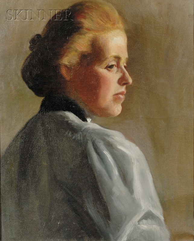 Appraisal: Marion Louise Pooke American - Portrait of a Woman in