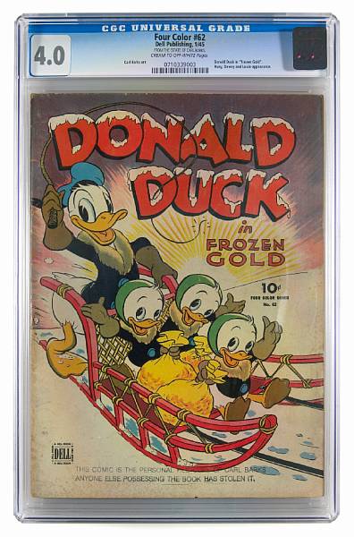 Appraisal: Carl Barks Private File Copy for Four Color Comic No