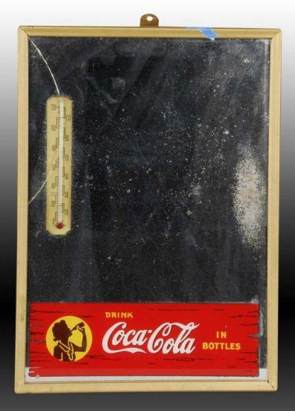 Appraisal: Lot of Coca-Cola Thermometers Description Circa Mirrored version x and