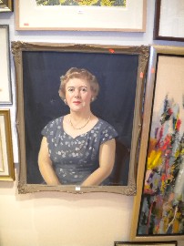 Appraisal: ERNEST BUCKMASTER PORTRAIT OF A LADY OIL ON CANVAS