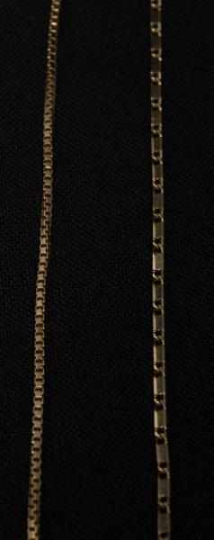 Appraisal: Lot of K Y Gold Necklaces Description Includes one mm