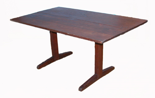 Appraisal: Trestle Table with Three Butterfly Joints Nakashima George American -