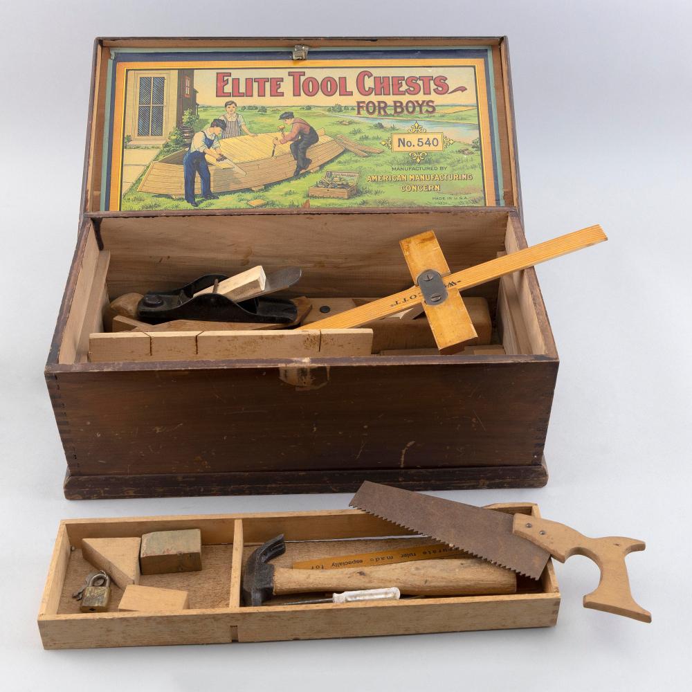 Appraisal: ELITE TOOL CHESTS FOR BOYS NO LATE TH EARLY TH