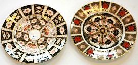 Appraisal: TWO ROYAL CROWN DERBY IMARI PLATES