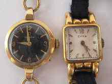 Appraisal: A carat gold lady's Omega wrist watch with integral gold