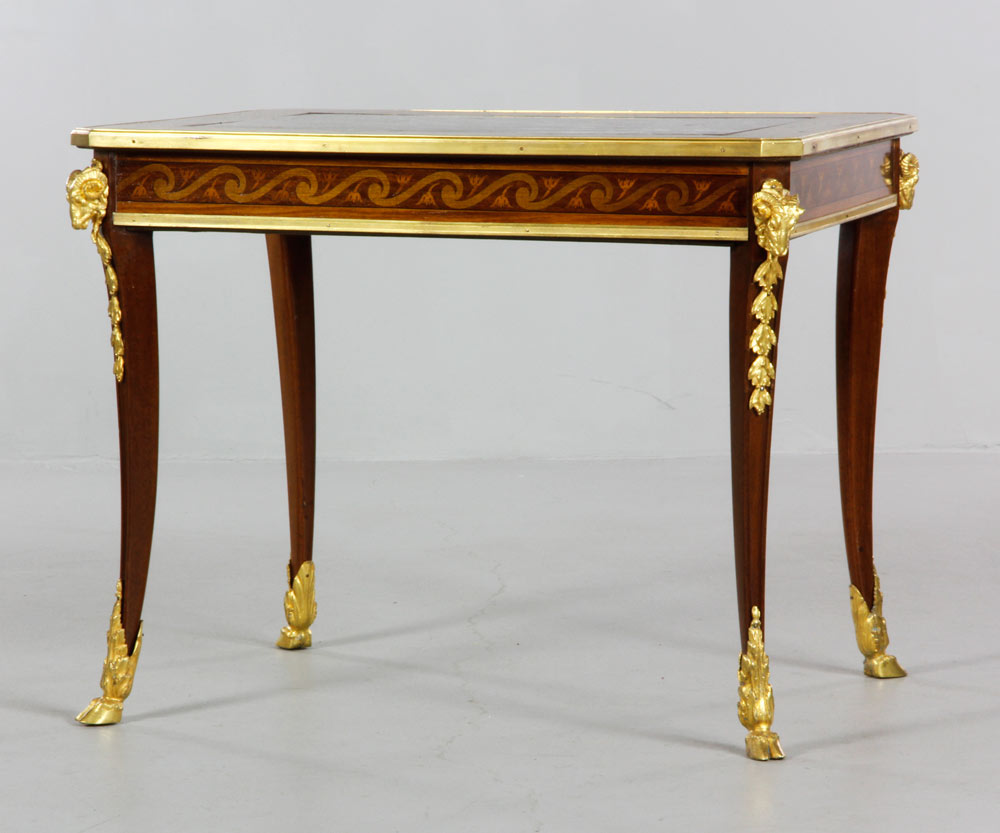 Appraisal: - th C French Marble Top Table th century French