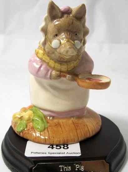 Appraisal: Rare Beswick Beatrix Potter Tableau This Little Pig had a