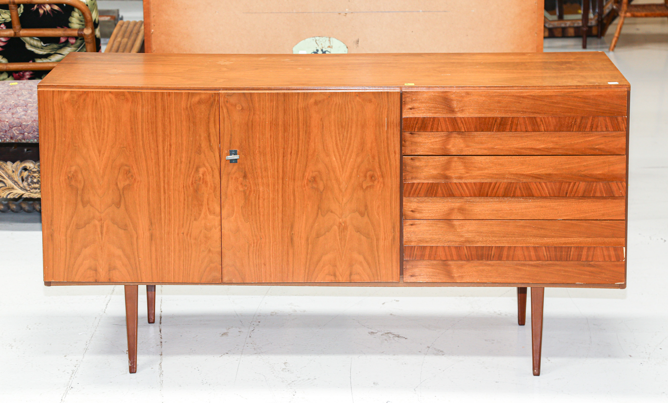 Appraisal: MID CENTURY MODERN STYLE CREDENZA in H in W approximately