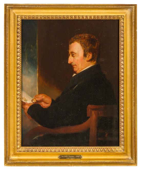 Appraisal: Sale Lot Attributed to John Linnell British - Portrait of