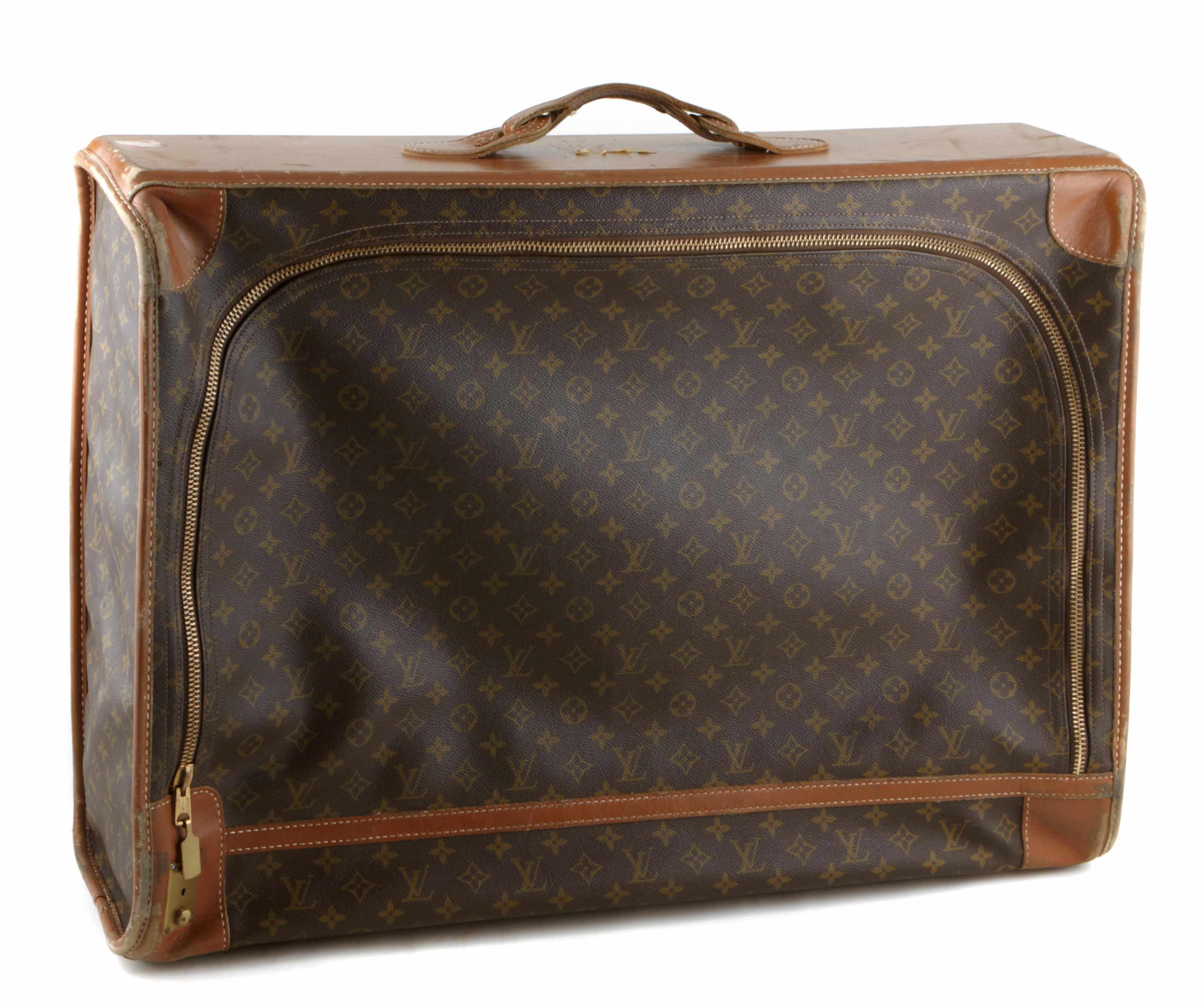 Appraisal: Property of various owner A Louis Vuitton soft suitcase with