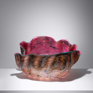 Appraisal: Dale Chihuly b Macchia c s blown glass H x