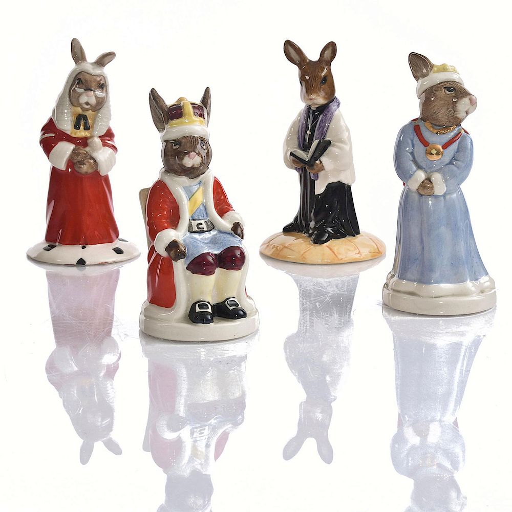 Appraisal: PC ROYAL DOULTON BUNNYKINS OF THE COURT AND CHAPEL King