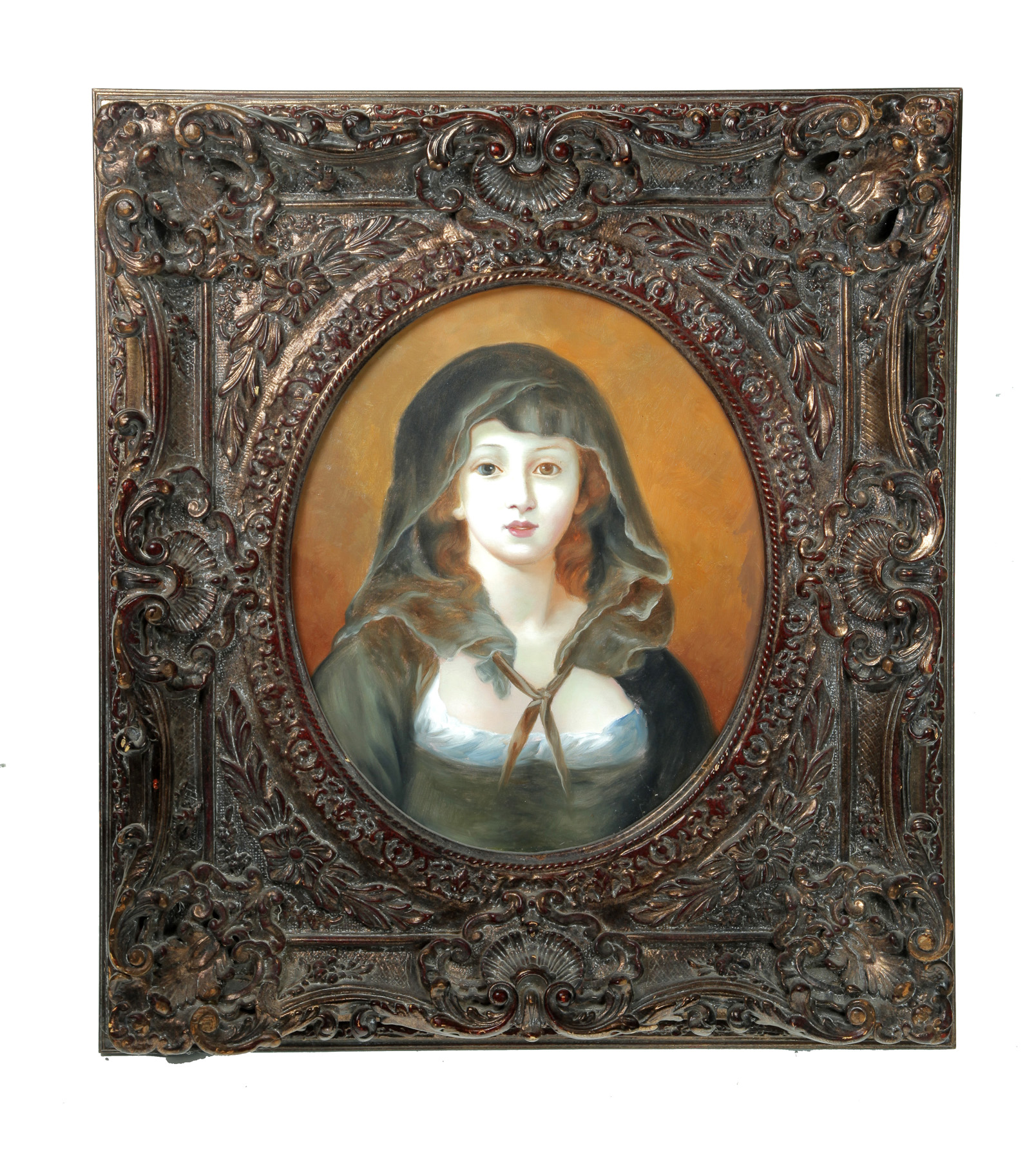 Appraisal: PORTRAIT OF A WOMAN AMERICAN SCHOOL EARLY ST CENTURY Oil